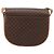 Céline Borsa a tracolla CELINE Macadam Canvas PVC Leather Brown Gold Auth ep16065 Marrone D'oro - vista 2