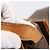 Céline Borsa a tracolla CELINE Macadam Canvas PVC Leather Brown Gold Auth ep16065 Marrone D'oro - vista 8