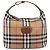 Sac à main Burberrys Nova Check Canvas Beige Gold Auth ep16229 Doré - vue 13