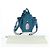 LOEWE Ghibli Spirited Away Boh Mouse Yu-Bird Hammock Drawstring Auth yk20944SM Azul - vista 12