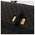 Céline Sac à main CELINE Macadam Canvas PVC Noir Doré Auth mr2952A - vue 21