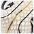 Céline CELINE Macadam Canvas Boston Bag PVC Leather White Gold Auth 206111V Weiß Golden - Ansicht 7
