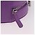Sac à épaule CHANEL Matelasse à chaîne en agneau violet argenté CC Auth 206022M - vue 10