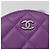 Sac à épaule CHANEL Matelasse à chaîne en agneau violet argenté CC Auth 206022M - vue 17