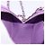 Sac à épaule CHANEL Matelasse à chaîne en agneau violet argenté CC Auth 206022M - vue 20