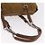 PRADA Chain Tote Bag Nylon Brown Silver Auth 206291 Braun Silber - Ansicht 8