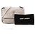 Autre Marque SAINT LAURENT - Borsa a tracolla Niki Medium Saint Laurent in pelle stropicciata grigia Grigio - vista 11