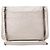 Autre Marque SAINT LAURENT - Borsa a tracolla Niki Medium Saint Laurent in pelle stropicciata grigia Grigio - vista 3