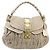 Borsa a mano Miu Miu Matelassé Canvas Beige Gold Tone Auth bs37124 - vista 13