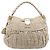 Borsa a mano Miu Miu Matelassé Canvas Beige Gold Tone Auth bs37124 - vista 2
