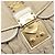 Borsa a mano Miu Miu Matelassé Canvas Beige Gold Tone Auth bs37124 - vista 21