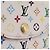 LOUIS VUITTON Monogram Multicolor Anvelop Cult De Vuitto White LV Auth 206351A Bianco - vista 18