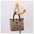 Sac à main GUCCI GG Canvas New Jackie Beige Gold 145818 Auth 206247 Doré - vue 25
