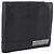 Portafoglio compatto GUCCI GG Canvas Guccissima in pelle nera 233102 Auth 206146A Nero