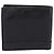 Portafoglio compatto GUCCI GG Canvas Guccissima in pelle nera 233102 Auth 206146A Nero - vista 2