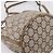 Borsa a tracolla GUCCI GG Plus Supreme PVC Beige Gold Auth ka6356 D'oro - vista 15