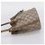 Borsa a tracolla GUCCI GG Plus Supreme PVC Beige Gold Auth ka6356 D'oro - vista 4