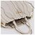 Bolso de mano PRADA de cuero 2way White Gold Auth 206042V Blanco Dorado - vista 14