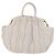 Bolso de mano PRADA de cuero 2way White Gold Auth 206042V Blanco Dorado - vista 2