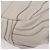 Bolso de mano PRADA de cuero 2way White Gold Auth 206042V Blanco Dorado - vista 21