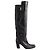 Bottes en cuir noir Barbara Bui