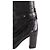 Bottes en cuir noir Barbara Bui - vue 5