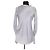 Blusa de seda gris Yves Saint Laurent