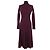Vestido Eric Bompard de cashmere burdeos