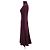 Vestido Eric Bompard de cashmere burdeos - vista 3