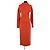 Autre Marque Destree Kleid aus Wolle Orange Größe S