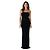 Vestido Maxi sem Alças Staud Black Wayfaring Preto - vista 6