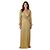 Autre Marque Abito da Sera Mac Duggal Champagne Metallic Sequined / Abito Formale Metallico - vista 7