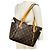 mala Tote Louis Vuitton Brown Monogram Canvas com Alça Dupla Superior Marrom - vista 9