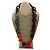 Marni Statement-Halskette aus rotem Multi-Resin und Holz Mehrfarben