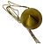 Salvatore Ferragamo Collana con pendente scultoreo Ferragamo in alluminio dorato e ottone D'oro - vista 10