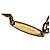 Salvatore Ferragamo Collana con pendente scultoreo Ferragamo in alluminio dorato e ottone D'oro - vista 4
