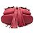 Bamboo Zaino Gucci Large in pelle di vitello rosso con nappina in bambù e coulisse - vista 3