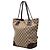 Borsa Tote Gucci GG Canvas GG Charm Beige - vista 2