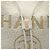 Borsa a secchiello con coulisse Chanel Deauville Small in tweed bianco - vista 5