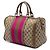 Borsa Boston Satchel Gucci Medium GG Canvas Web Joy Beige - vista 2