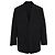 Y3 Y-3, Blazer stropicciato nero