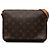 Bolsa de Ombro Louis Vuitton Monogram Musette Tango Castanha com Alça Curta Marrom
