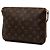 Bolsa de Ombro Louis Vuitton Monogram Musette Tango Castanha com Alça Curta Marrom - vista 2