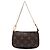Bolso Louis Vuitton Monogram Mini Pochette Accessoires Marrón Castaño