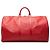 Sac de voyage Louis Vuitton Epi Keepall 55 rouge