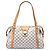 Borsa a tracolla Louis Vuitton Damier Azur Stresa PM Bianca Bianco