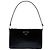 Prada Mini Spazzolato Schultertasche aus schwarzem Leder