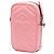 Borsa a tracolla Mini GG Marmont in pelle matelassé rosa Gucci - vista 2