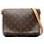 Borsa a tracolla Louis Vuitton Monogram Musette Tango marrone con tracolla lunga
