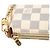 Borsa Louis Vuitton Damier Azur Eva Satchel Bianca Bianco - vista 6